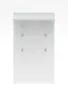 Garderobe - inkl. Sitzkissen, Weiß