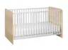 Babybett- Liegefläche ca. 70x140 cm, Eiche Dekor