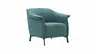 Sessel Ela - Stoff, Petrol