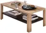 Couchtisch - LB ca. 120x60 cm, Eiche Nachbildung, Eiche dunkel Nachbildung