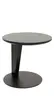 Beistelltisch Cono - DH ca. 42x41 cm, Eiche massiv, Schwarz