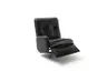 Loungesessel Lovere - Leder, Schwarz, Armlehne links