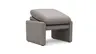 Hocker Tenero - inkl. Sitzhöhe verstellbar, Stoff, Grau