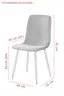 Stuhl - Microfaser, Beige