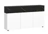 Sideboard - B ca. 150 cm, Alpinweiß, Keramikoptik