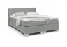 Boxspringbett HAIKOS- Liegefläche ca. 180x200 cm, Stoff, Grau