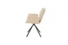 Armlehnstuhl Cupi - Stativ, Leder, Beige
