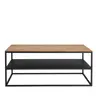 Couchtisch Kai - mit Ablage, LBH ca. 100x60x42 cm, Asteiche massiv