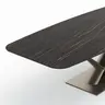 Esstisch Savona - LB ca. 280x100 cm, Fix, Keramik, Schwarz, Bootsform