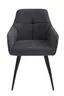 Armlehnstuhl - Stoff, Anthrazit
