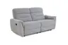 Sofa Utha- 2,5-Sitzer, Relaxfunktion, Chenille, Hellgrau