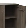 Highboard Saratoga - Buche massiv, silbergrau geölt