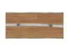 Esstisch Nera - LB ca. 220 x 110 cm, Asteiche massiv, Epoxy, Grau