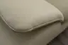 Ecksofa Collina - 2,5-Sitzer, Longchair rechts, inklusive Kopfstütze, Leder, Ecru