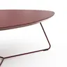 Couchtisch Fano - LBH ca. 87x78x33 cm, Fenix, Bordeaux