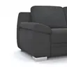 Ecksofa Tavira - 2,5-Sitzer mit Ecke rechts, Stoff, Anthrazit
