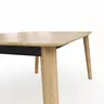Esstisch Saltino - ausziehbar, LB ca. 180x100 cm, Eiche massiv