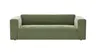 Sofa Laja - 3-Sitzer, Stoff, Dunkelgrün