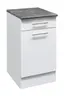 Unterschrank- B ca. 50 cm, Weiß, Matt