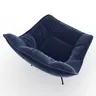 Sessel Unn - Stoff, Indigo