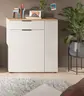 Schuhschrank - B ca. 80 cm, Kaschmir, Evoke Eiche Nachbildung