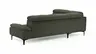 Ecksofa Felipa - Ecke links mit 2,5-Sitzer inkl. Kopfteil verstellbar, Stoff, Dunkelgrün
