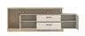 TV-Lowboard - B ca. 191,5 cm, Kaschmir, Cremona Eiche Torro Nachbildung