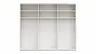 Schwebetürenschrank Viana - B ca. 271 cm, Lack, Weiß
