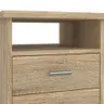 Schreibtisch - LB ca. 110x49 cm, Eiche Struktur Nachbildung