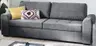 Sofa - 2-Sitzer, Stoff, Dunkelgrau
