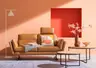 Couchtisch Joan 1 -  LBH ca. 80x80x41,5 cm, Asteiche massiv, Gestell schwarz