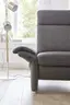 Sofa Arima  H - 2,5-Sitzer inkl. Sitzvorzug (motorisch) und Armlehnen verstellbar, Stoff, Dunkelbraun