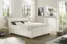  Boxspringbett HADAI- Liegefläche ca. 180x200 cm, Stoff, Creme