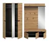Garderobe - Basalt grau, Artisan Eiche Nachbildung