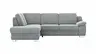 Ecksofa Tavira - Ecke links und 2,5-Sitzer rechts, Stoff, Grau
