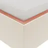 Bettanlage Matera - Lack, Creme, Absetzung, Pfirsich