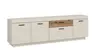 TV-Lowboard - B ca. 200 cm, Kaschmir, Coast Evoke Eiche Nachbildung