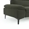 Sofa Felipa - 3-Sitzer inkl. Kopfteil verstellbar, Stoff, Dunkelgrün