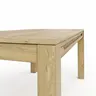 Esstisch Amora - ausziehbar, LB ca. 180x90 cm, Wildeiche massiv bianco