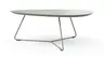 Couchtisch Fano - LBH ca. 87x78x33 cm, Fenix, Olivgrün