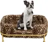 Hund/Katzenbett - BHT ca. 24,5x63x44 cm, Leomuster