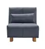 Funktionssessel EASY DELUXE - 1-Sitzer, 80 cm inkl. Schlaffunktion, Stoff Blau