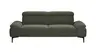 Sofa Felipa - 3-Sitzer inkl. Kopfteil verstellbar, Stoff, Dunkelgrün