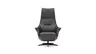 Relaxsessel Girona -  Relaxfunktion (motorisch), Leder, Schwarz