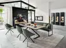 Esstisch - LB ca. 220x100 cm, Eiche Furnier