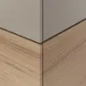 Drehtürenschrank Matera - BHT ca. 251x235x60 cm, Lack Matt, Kaschmir, Eiche, Milk