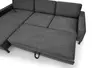 Ecksofa CALM MOVE 2.0 - Longchair links mit 2,5-Sitzer, Schlaffunktion, Feincord, Anthrazit