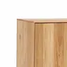 Sideboard Saratoga - mit Klapptüren, Wildeiche massiv, natur geölt