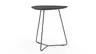 Ecktisch Fano - LBH ca. 59x50x55 cm, Fenix, Schwarz