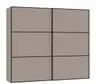 Schwebetürenschrank JOIN IT- B ca. 252 cm, Nougat